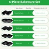 11-Piece Nonstick Baking Pans Set - Professional Grade Carbon Steel