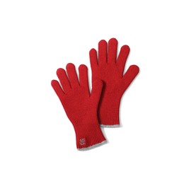 Holison Holy Sun Bless Wool Rib Finger Gloves Urban Red