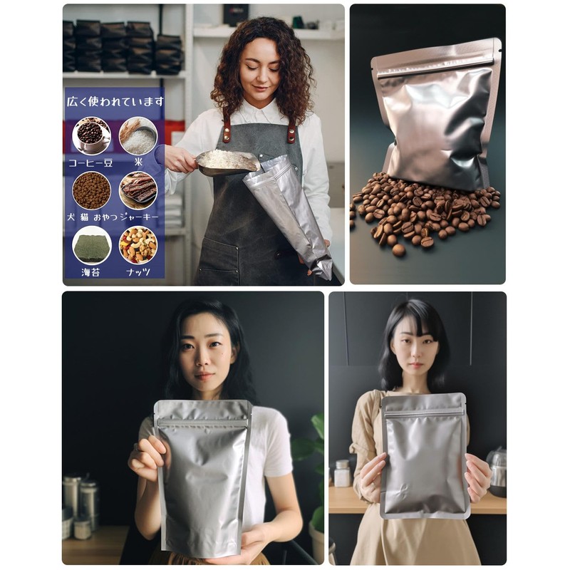 Rice Storage Bags, 4.4 lbs (2 kg), Rice Storage Containers,