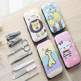 Cute nail clippers, character nail clippers, nail clippers, portable nail clippers, cute animal character nail clipper set, animals / 귀여운손톱깎이 캐릭터손톱깎이 손톱깎이 휴대용손톱깎이 귀여운 동물캐릭터손톱깎이 세트 동물