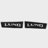 Lund Boat Raised Logo Decal Sticker Pro V Bass