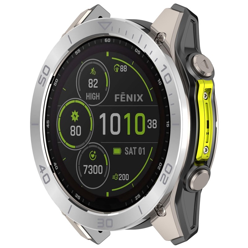 Bezel Rings Compatible with Garmin Tactix 8 AMOLED 47MM 51MM