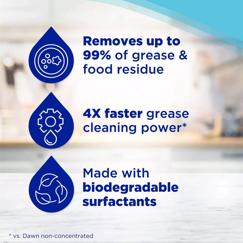 Dawn Platinum Dish Soap Refreshing Rain 90 fl oz Liquid