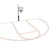 Basketball Court Marking Kit Basketball Court Stencil Kit for Concrete