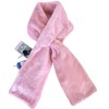 Sprigs Faux Fur Scarf With Hidden Zipper Pocket For Cell