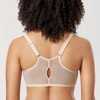 DELIMIRA Women's Front Closure Racerback Bras Plus Size Underwire Unlined