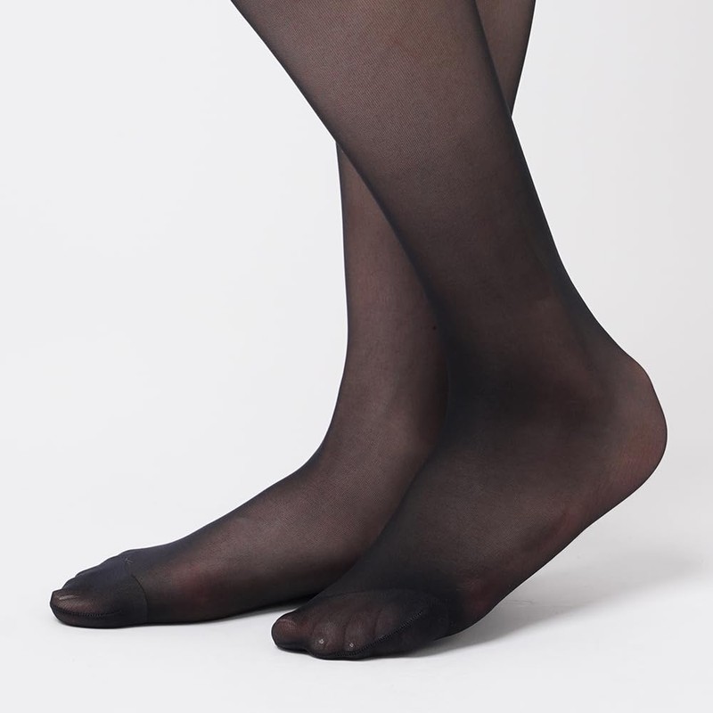 Gunze SABRINA Women's Stockings, Warm Specifications, W Heating, Reinforced Toes,