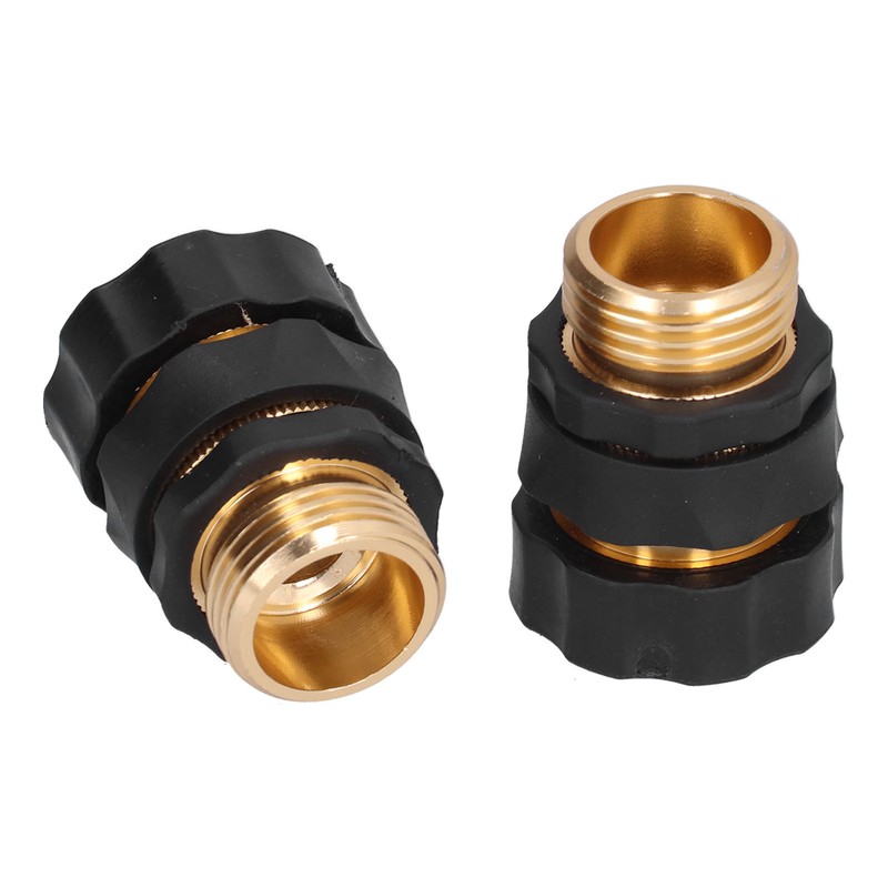 4Pcs Garden Hose Quick Connector Brass High Hardness Durable No