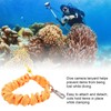 Diving Camera Lanyard Stainless Steel Spring Coiled Lanyard Diving Coil