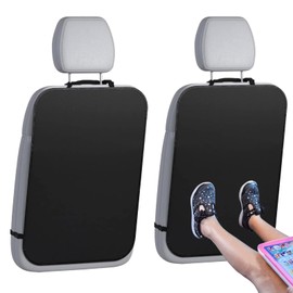 RISAKOGO Backrest Protector Car Children Car Seat Protection Back Children Waterproof Backrest Protection Vehicle Seat 420D Oxford Protection Back Seat Protector Anti-Dirty Seat Protector Car Backrest