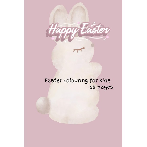 Happy Easter colouring book