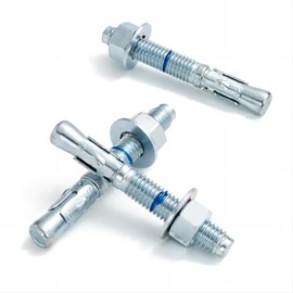 HROMIGRY 1/2" x 3-3/4" Concrete Anchors (12 Pack) 1/2 inch Wedge Anchors Bolts Zinc Plated