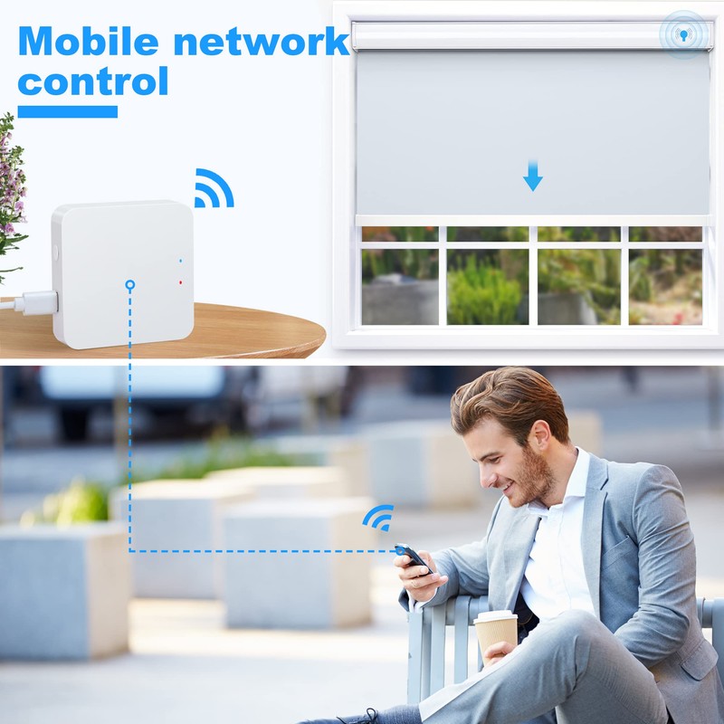 JaeJaes Smart Zigbee Hub for JaeJaes Motorized Shades, Work for