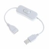 VizGiz 2 Pack USB Switch ON/Off Extension Cable 4 PIN