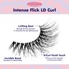 i-ENVY False Lashes Flick'd D-Curl Strip Lashes Volume Bouncy Natural