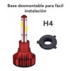Focos Led Kit Automotriz 4 Caras Master 22000lm Luz Blanca