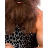 Rubie's mens Characters Caveman Beard and Set Wig, Brown, One
