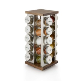 Kamenstein Vintage Spice Rack, 20-Jar, Assorted