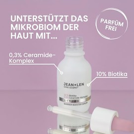 Jean & Len Jean & Len Barrier Booster Serum, ideal f1r jeden Hauttyp, unterst1tzt das Mikrobiom der Haut, sichtbar weniger Hautr?tungen & Hautirritationen, parf1mfreies Gesichtsserum, vegan, 30 ml