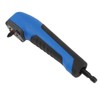 5.9in Right Angle Drill Attachment ABS Alloy Steel Ergonomic Blue