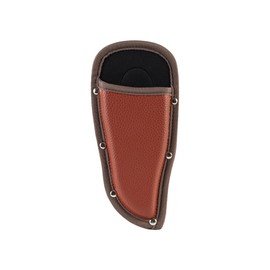 Everkeen Secateurs Leather Holster Leather Case for Secateurs PU Leather Exterior Oxford Fabric Lining Attaches to Belt with Belt Loop for Loppers Loppers Harvest Shears Vine Shears Brown