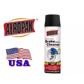 Aeropak Brake Cleaner - removal of brake fluid and oil from brake drums & rotors 17oz