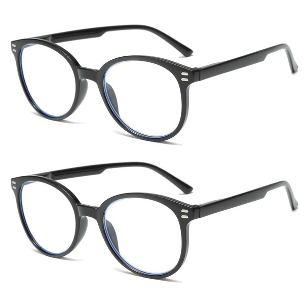 PRUTILOOKSY Blue Light Blocking Reading Glasses for Women Men 2