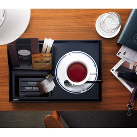 Kokusai Kako Monochrome Drip Bag Holder, Eco Black