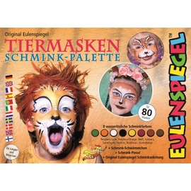 Creative 8 Colour Palette Animal Make-up Box