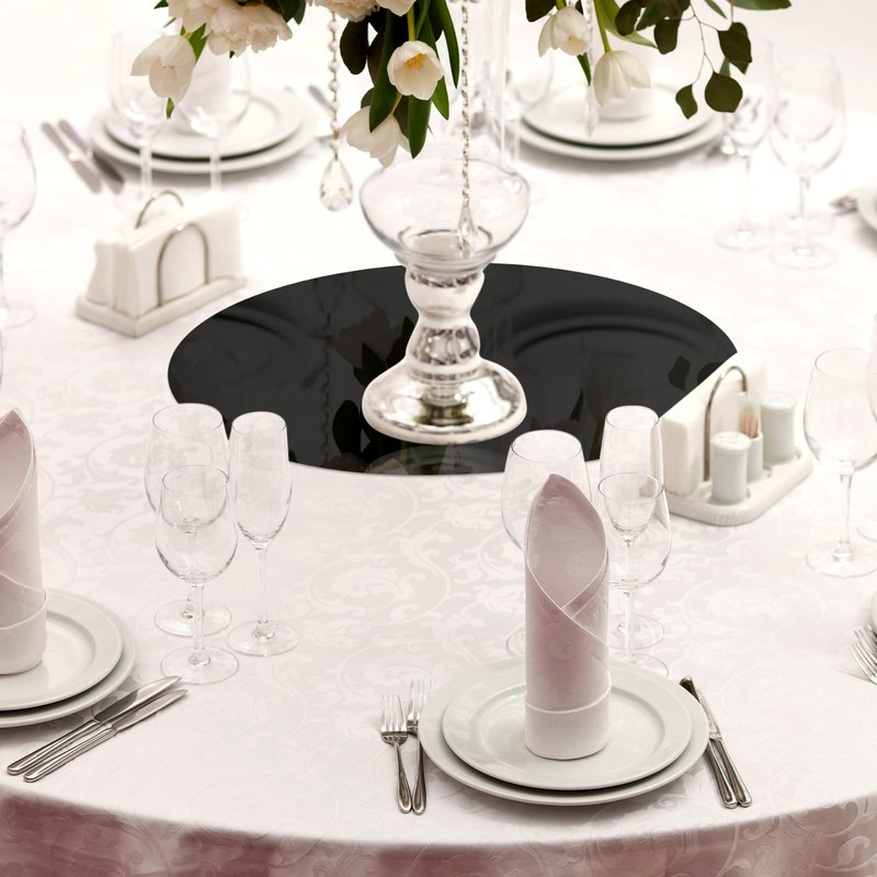 Thyle 10 Inch Acrylic Round Mirrors for Tables Centerpieces Circle