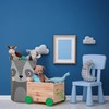 Relaxdays Childrens Storage Basket, Raccoon Design, Foldable, H 55 x