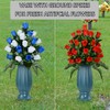 Cemetery Grave Vase for Fresh/Artificial Flowers, Memorial Flowers Holders with