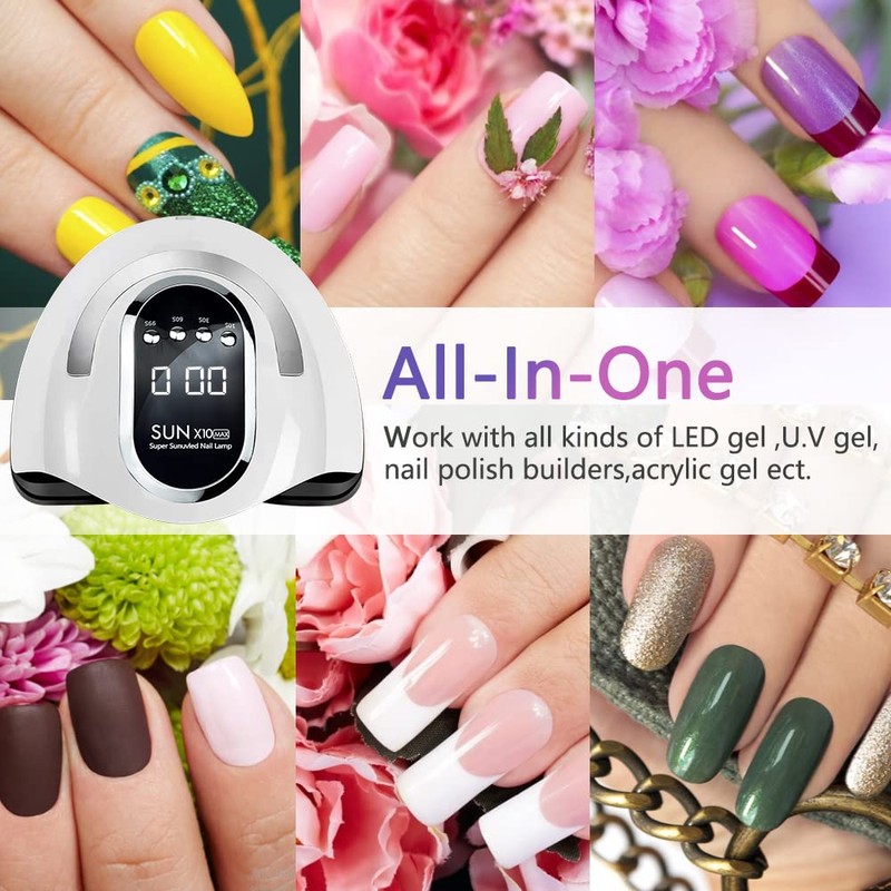 280W UV LED Nail Lamp, Fast Nail Curing Lamps for