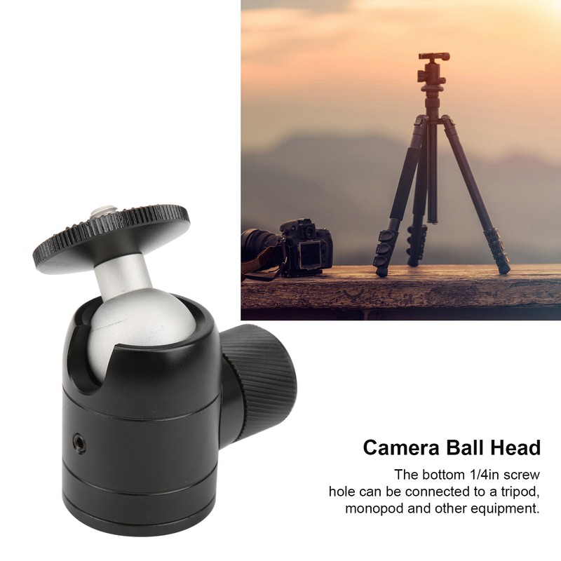 VT‑30 Aluminum Alloy Mini Ball Head Tripod SLR Camera Accessories