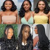 Mscat 9 Packs French Curl Crochet Braids 24 Inch Pre