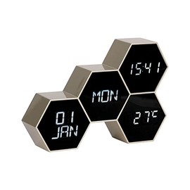 Karlsson Digital Alarm Clock KA5805GD Gold