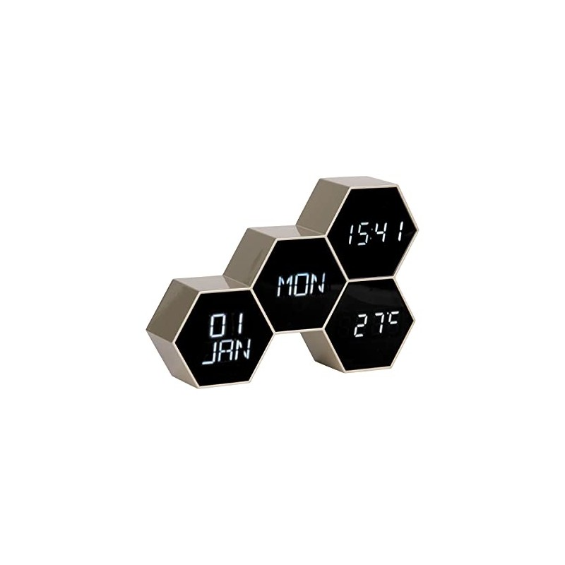Karlsson Digital Alarm Clock KA5805GD Gold