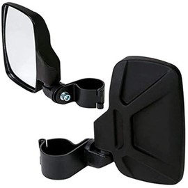 Seizmik Folding UTV Side View Mirrors for 1.5 Inch Round Tube UTV Models | Set of 2 | Compatible with Select Polaris RZR, ACE and Ranger UTV SXS Models