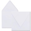 Paper24 Square Envelopes 12.5 x 12.5 cm with Triangular Flap