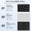 H132 Replacement Filter Compatible with LEVOIT LV-H132 Air Puri-fier,3 in