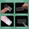 280pcs Waterproof Labels for Bottles Small Cosmetic Labels Clear Bathroom
