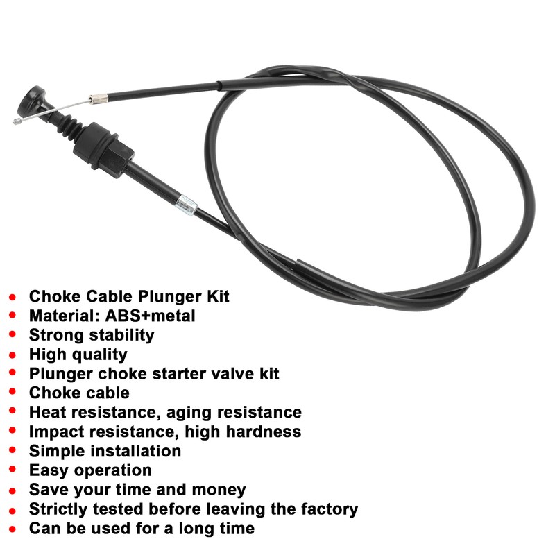 Choke Cable Starter Valve Plunger Kit Replacement for Honda Foreman