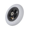 6in Electric Wheelchair Wheel Noiseless Aluminum Alloy Hub Rubber Inflatable