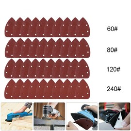 40X Mixed Mouse Sanding Sheets For Black and Decker Palm Sander Pads Sandpaper 60 80 120 240 Grits
