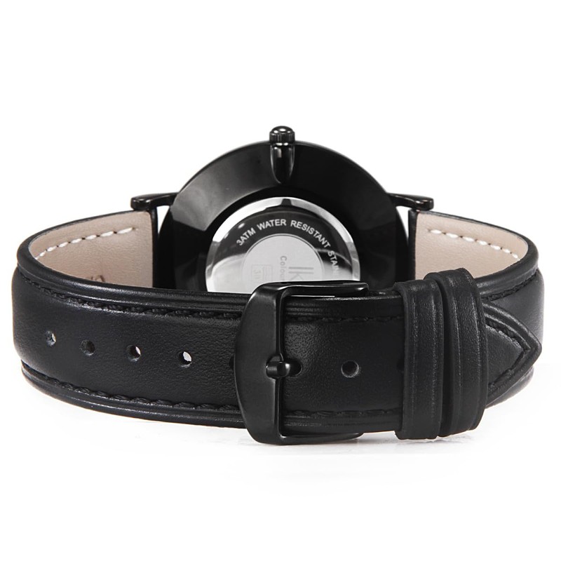 Alienwork IK Men's / Women's Ultra Flat Slim Watch with