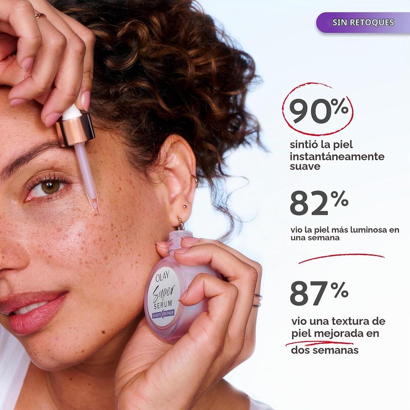 Olay Suero Reparador Nocturno – Hidratación Profunda y Piel Más