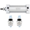 Baomain Pneumatic Air Cylinder SC 63 X 100,PT 3/8, Bore