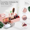 Makeup Organiser Storage Box (Pink)