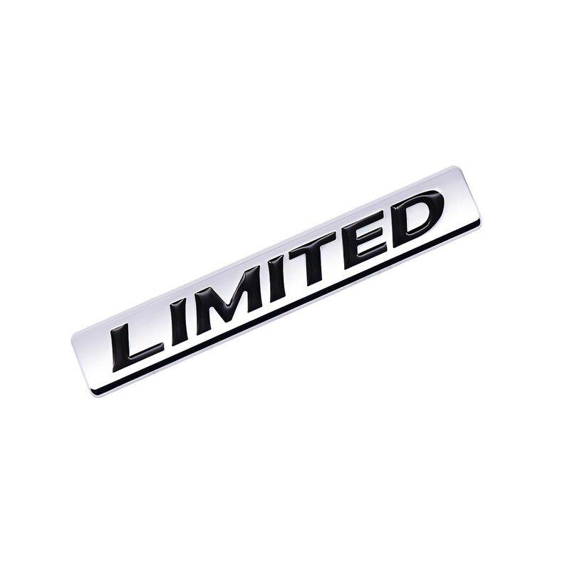 2X Limited Logo 3D Decal Sticker Badge Metal Fits for