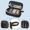 SUNEE Large Capacity Pencil Case with Compartment and Handle, Multifunctional